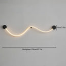 Axyaa Minimalist Silicone Musical Note Wall Lamp with Copper Finish