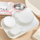 Axyaa Kids Cartoon Dinner Set: Plate, Bowl, Salad Plate, Training Tableware