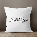 Axyaa LOVE Print Cushion Cover for Home Decor