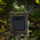 Frog Resin Solar Light for Garden by Axyaa