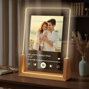 Axyaa Custom Portrait Music Night Light with Song - Romantic Anniversary Gift
