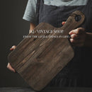 Axya Solid Wood Cutting Board & Tray Set for Food Photography Props