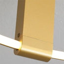 Axya Nordic Ceiling Light: Circular LED Bedroom Fixture, 360° Rotation