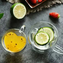 Axyaa Heart Glass Mug - Double Wall, Heat-Resistant Tea & Coffee Cup