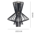 Axyaa Design Iron Pendant Light - Allegretto Suspension for Home & Restaurant