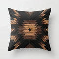 Axyaa Wood Texture Marble Pillowcases - Geometric Cushions Case for Home Decor