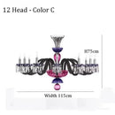 Axyaa Modern Crystal Chandelier for Living Room, Foyer, Hall, and Staircase