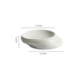 Axyaa Ceramic Dinner Plate Set - Restaurant Steak Dessert Salad Snack Insulation Plates