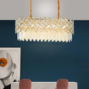 Axyaa Modern Crystal Ceiling Chandelier for Elegant Home Decor