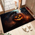 Axyaa Halloween Ghost Face Pumpkin Lantern Floor Mat