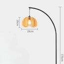Axyaa Retro Pumpkin Metal Floor Lamp Iron Art Living Room Hotel Bedside Decor Lighting