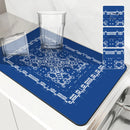 Axyaa Geometric Lines Absorbent Drying Mat
