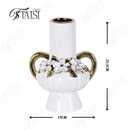 Axyaa European Retro Ceramic Vase for Home Decor and Flower Arrangement