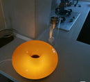 Axyaa Retro Glass Wall Lamp Touch Dimming for Living Room & Bedroom