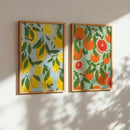 Axyaa Citrus Fruit Canvas Print Wall Art for Home Decor