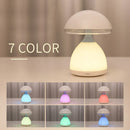 Axyaa LED Mushroom Table Lamp - Dimmable USB Charging Bud Lamp