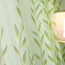 Axyaa Willow Leaf Tulle Curtain for Stylish Home Decor