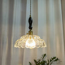 Axyaa Modern Wood Handle LED Pendant Light Fixtures for Dining Room