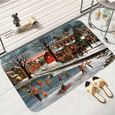 Axyaa Home Christmas New Year Decor Door Mat Bedroom Kitchen Floor Carpet
