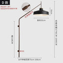 Axyaa Long Pole Swing Arm Wall Lamp LED E27 Gold/Black/Green Hotel Restaurant Hall