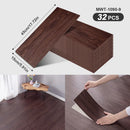 Axyaa Wood Grain Self-Adhesive Floor Strips: Peelable & Sticky for Living Room, Bedroom