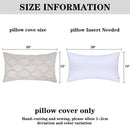 Axyaa Striped Furry Cushion Cover, Cozy Cotton Linen Pillowcase
