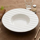 Axyaa Ceramic Plate Set for Western Menu: Premium Quality Soup, Pasta, Fruit Salad Dish
