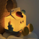 Axyaa Milk Carton Toast Night Light - Rechargeable Kids Night Lamp