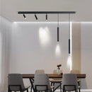 Axyaa Minimalist Long Strip Dining Chandelier