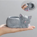 Axya Cat Kitten Succulent Flower Pot Small Cartoon Plant Pots Home Decoration