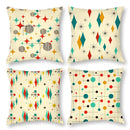 Axyaa Geometric Pattern Cushion Cover for Sofa, Bedroom & Car