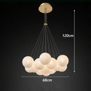 Axyaa Modern Pendant Light Chandeliers for Dining Room, LED Ceiling Lamp