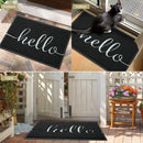 Axyaa Non-Slip Welcome Mat Dirt Resistant Absorbent Outdoor Kitchen Rug