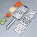 Axyaa Stainless Steel Vegetable Slicer Cutter Set for Multi-Purpose Shredding and Grating