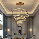 Axyaa Crystal Chandelier Stair Pendant Lamp Living Room Interior Lighting