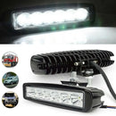 Axyaa 18W 12V Car LED Light Bar: Super Bright Off Road Spot Headlight