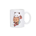 Axyaa Kawaii Panda Bear Mocha Cat Christmas Mug Mugs Set Original Drinkware