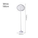 Axyaa Iron Mesh Cage Chandelier Black & White LED Pendent Lamp for Home & Restaurant
