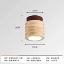 Axyaa Stone Marble Ceiling Light LED Chandelier for Modern Living Room