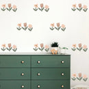 Axyaa Tulip Wall Stickers Vinyl Decal Girl's Bedroom Living Room Flower Art