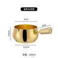 Axyaa Stainless Steel Sauce Cup with Handle 100ml - Set of 2