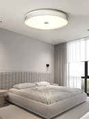 Axyaa LED Ceiling Lamp 40/50cm White Black Modern Nordic Style Lighting Fixture