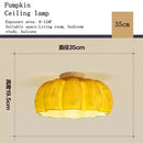 Axyaa Nordic Pumpkin Chandelier & Table Lamps Set for Modern Living Room Décor