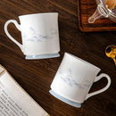 Axyaa Landscape Painting Ceramic Mug - 300ml Office Tea Cup