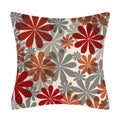 Axyaa Modern Daisy Grey Pillow Covers for Couch and Bed