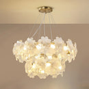 Axyaa Luxury Glass Crystal Chandelier for Living Room, Bedroom, and Study