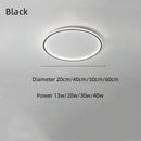Axyaa LED Circular Ceiling Light: Modern, Ultra-thin, Minimalist Lighting for Home and Living Spaces