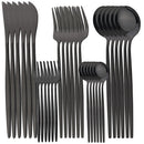 Axyaa 30 Piece Stainless Steel Flatware Cutlery Set