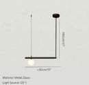 Axyaa Nordic White Glass Ball Chandelier for Kitchen Dining Room Table