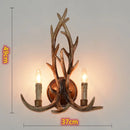 Axyaa Deer Horn Chandelier for Retro Living Room Decor